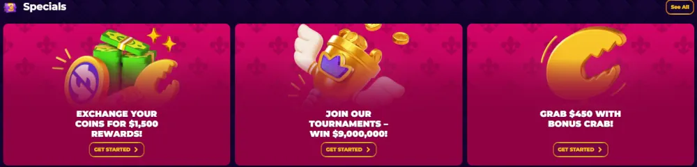 RoyalGame Special Promotions Banner